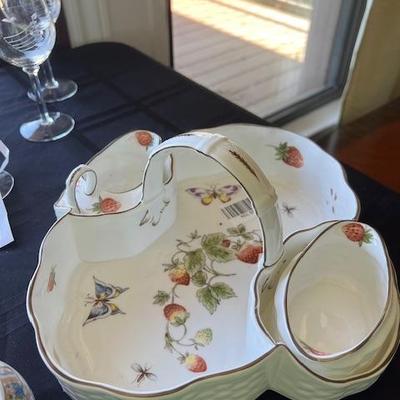 English Strawberry Dish