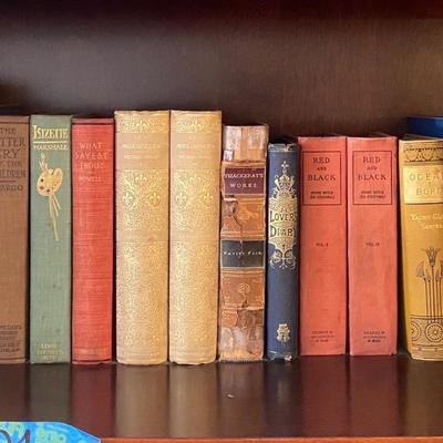Antique Books — Dickens, Les Miserables, The Teaching Of Epictetus, & More!q