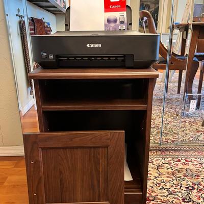 Canon iP2702 Ink Jet Printer & Cabinet