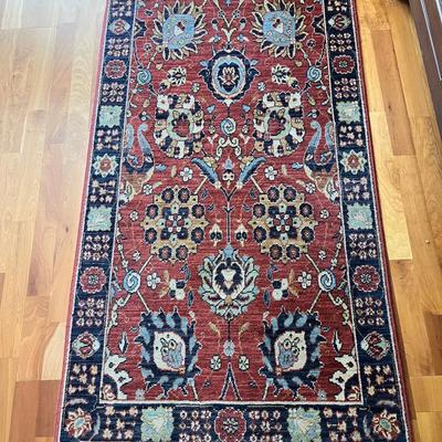 2 Persian Style Rugs - New Zealand wool pile