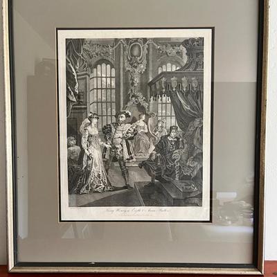 2 Framed Hogarth Prints 