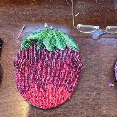 Beaded purse