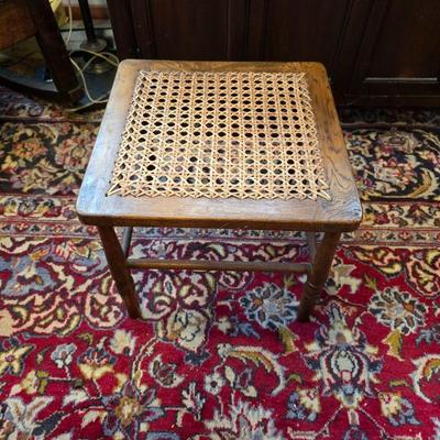 Caned stool