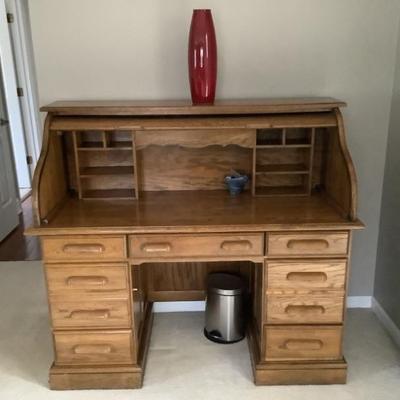 Solid oak desk