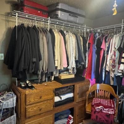 Blankets, blazers sport coats, jackets, other designer clothes