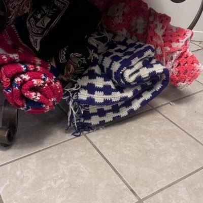 Vintage native blankets
