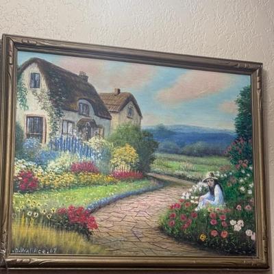 Oil painting on canvas