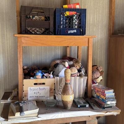 Beanie babies and toys and other collectibles