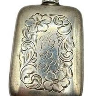 Antique Sterling Silver Miniature Perfume Bottle