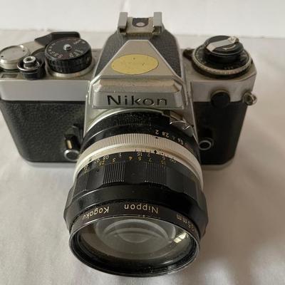 Nikon FE 35mm SLR With Lens 