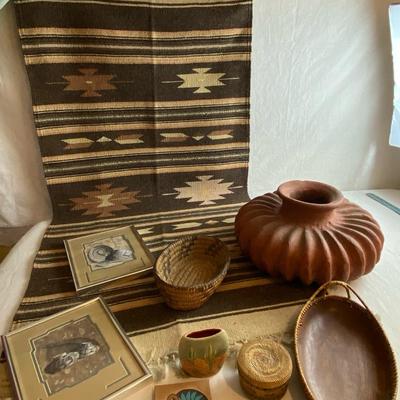 Southwest Wall Hanging, Art, Baskets And More 