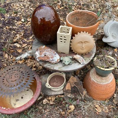Outdoor Pots And Yard Art