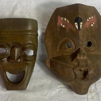 Vintage Carved Masks