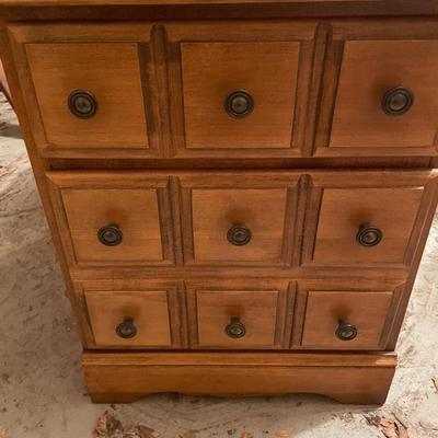MCM 2 Drawer Nightstand / End Table 