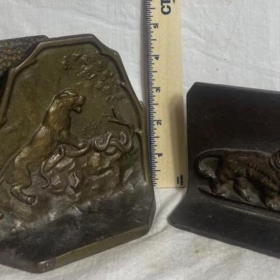 1920’s Tiger & Snake Connecticut Bookends