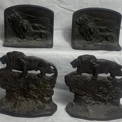 Bronze & Cast Iron Bookends