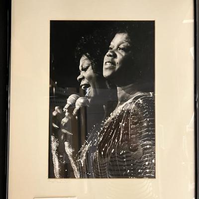 Chuck And Pat Bress Jazz Greats Photograph: Ernestine Anderson 20x16”