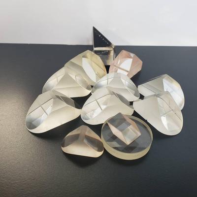 Vintage Prisms-Lot 1 of 2-Diopter Opthamology Lenses 