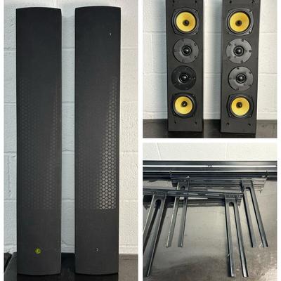 Artison Portrait P-LCR TV Speakers With Optional Mounting Brackets