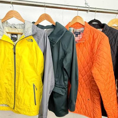 Women’s Jackets: Lululemon, North Face, Land’s End - Size L & 6