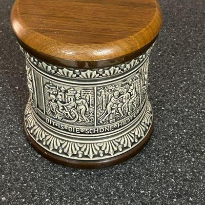 Vintage Tobacco Jar Humidor 