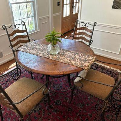 Kitchen Dining Table w/ Four Chairs 