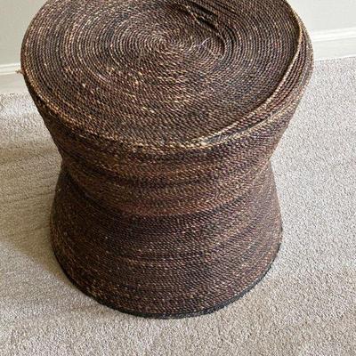 Crate & Barrel Abaca Ottoman 