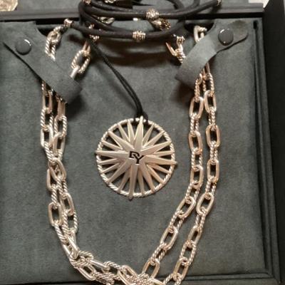 David Yurman Madison Sterling link necklace