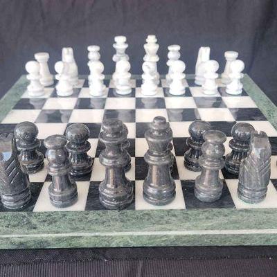 Marble Chess Set - New In Opened Box