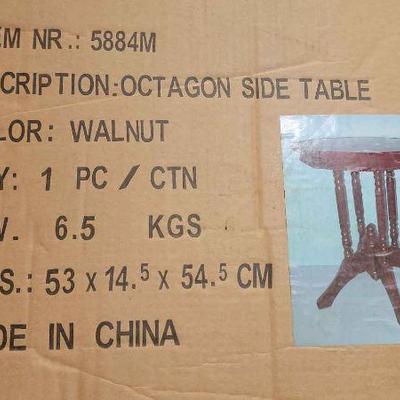 Octagon Side Table
