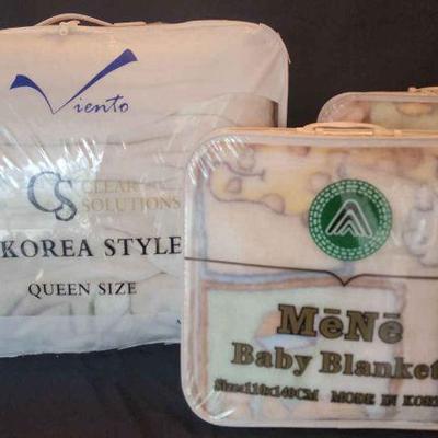 New Plush Baby And Queen Size Blankets