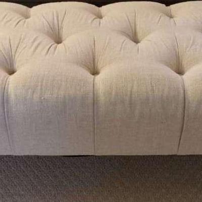 Upholstered Tufted Bench