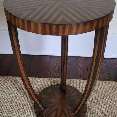 Art Deco Round Accent Table