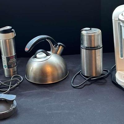 Small Kitchen Appliances Including Vintage Keurig And Nutribullet 