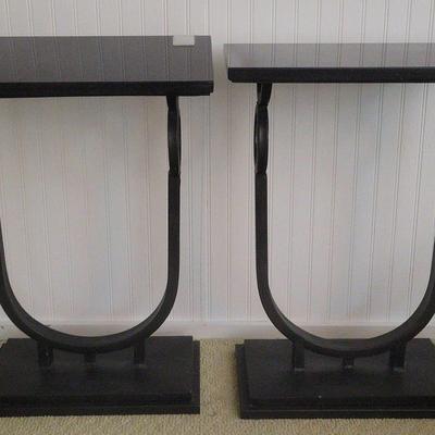 Two Iron Side Tables