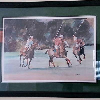 Equine Polo Art From Vivien Weller 