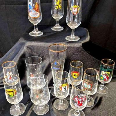 German  Beer Glasses: Pilsner, Lowenbrau, St. Pauli Girl & More