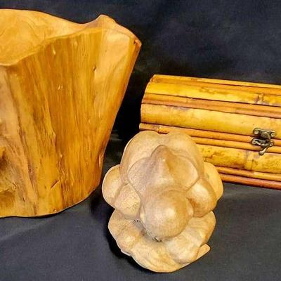 Beautiful Rare Hand-Carved Wooden Sculpture & More