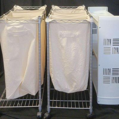 Two Hampers & Shelf