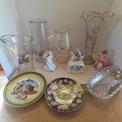 Miscellaneous Glassware And Figurines