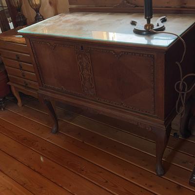 Jeweler’s Workbench With Contents & Lamp