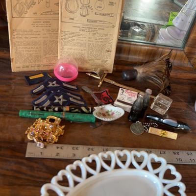 Ladies Home Journal Patterns, Milk Glass, Heart Plate & More 