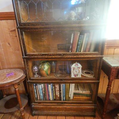 Barrister Bookcase With Contents