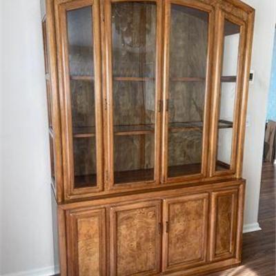 Burled Wood Lighted China Cabinet .jpg