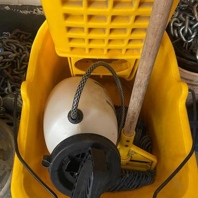 Mop Bucket W/ Weed Sprayer
