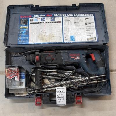 Bosch Bulldog Xtreme Hammer Drill w/Bits