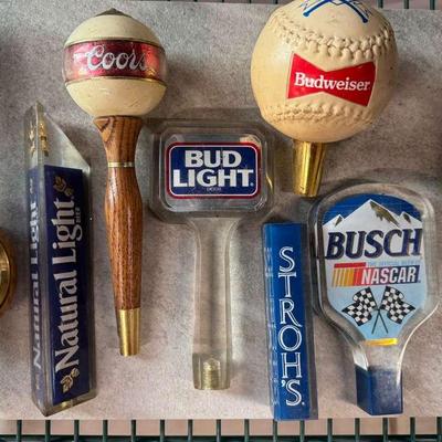 Busch Nascar, Coors, Budweiser & More! Beer Taps: Lot 3