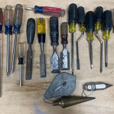 Klein + Craftsman Screwdrivers + Chisels