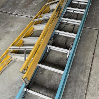 20 Foot Werner Extension Ladder And 6 Ft Keller Step Ladder