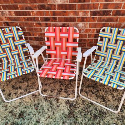 Folding Chair Trio
